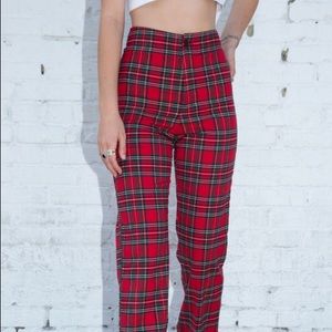 Brandy Melville Kim Pants in Red
